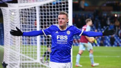 James Tarkowski - Sean Dyche - Jamie Vardy - Ricardo Pereira - Harvey Barnes - Kasper Schmeichel - Aaron Lennon - Jamie Vardy returns to lead Leicester to first league win in 2022 - rte.ie - Ivory Coast
