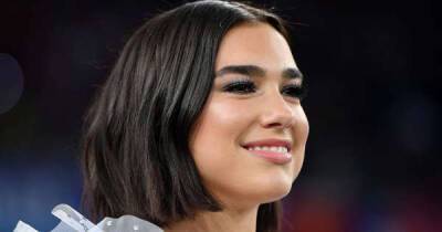 Dua Lipa reacts to Liverpool celebrations as Rio Ferdinand sends message to Manchester United