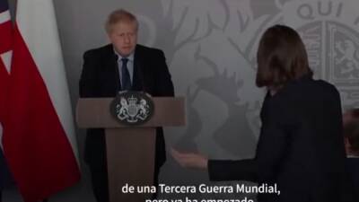 Boris Johnson - Miguel Indurain - El testimonio a un Boris Johnson que no supo que contestar: "La 3ª Guerra Mundial ya está aquí..." - en.as.com