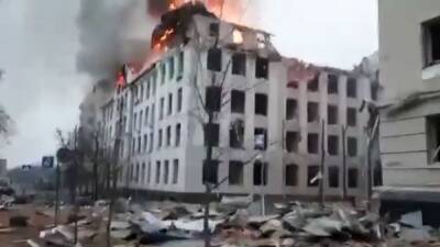 Más devastación en Ucrania: vean cómo quedó este objeto de la Universidad