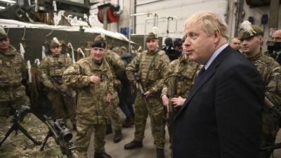 Boris Johnson pledges support for Ukraine but insists UK 'will not fight Russian forces'