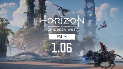 Horizon Forbidden West Update 1.06: Release Date and Patch Notes
