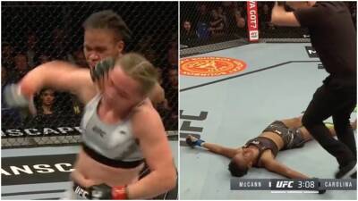 Molly Maccann - UFC London 2022: Molly McCann delivers humungous knockout - givemesport.com