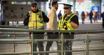 Major police presence in Piccadilly Gardens as blood-spattered Metrolink stop taped off - manchestereveningnews.co.uk - Ireland