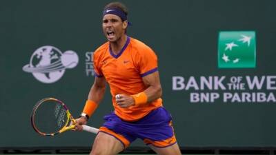 Nadal outlasts fellow Spaniard Alcaraz to advance to final at Indian Wells