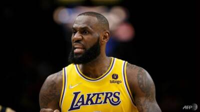 Kristaps Porzingis - LeBron passes Malone tally but Lakers slump - channelnewsasia.com - Washington - Los Angeles -  Los Angeles -  Washington
