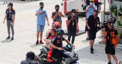 Marc Marquez - Franco Morbidelli - Pol Espargaro - Marquez taken to hospital after shocking Indonesia MotoGP warm-up crash - msn.com - Indonesia