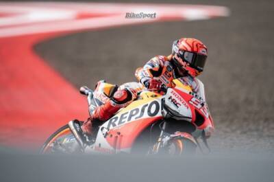 MotoGP Mandalika: Hospital checks for Marquez after warm up crash