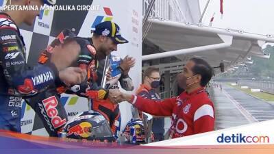 Miguel Oliveira Juara MotoGP Mandalika, Jokowi: Selamat!