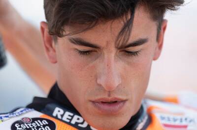 Marquez taken to hospital after horror crash in MotoGP warm-up