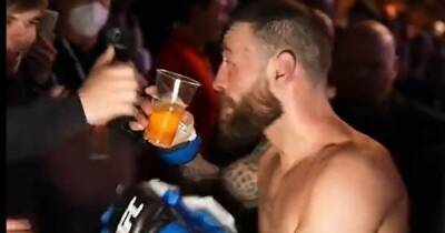 UFC star Paul Craig downs pint during Octagon exit as he targets Glasgow showdown after stunning win