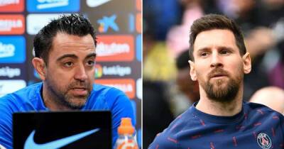 Xavi sends message to Lionel Messi over Barcelona return