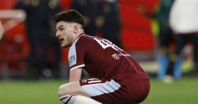 Antonio Conte - Declan Rice - David Moyes - Ham United - West Ham waiting on potential major injury setback pre-Spurs, Moyes will be sweating - opinion - msn.com