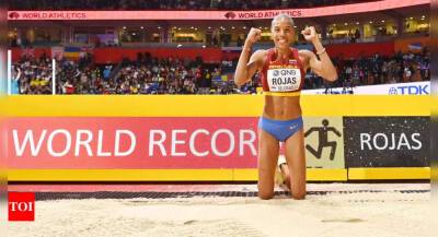 Venezuela's Yulimar Rojas sets new world triple jump record