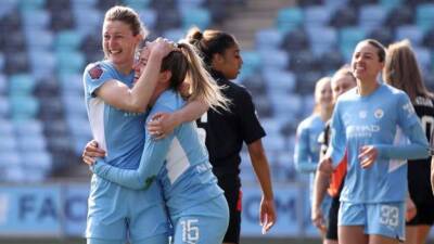 Manchester City Women 4-0 Everton Women: City cruise to FA Cup semi-finals