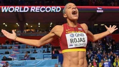Yulimar Rojas breaks triple jump world record at world indoor championships