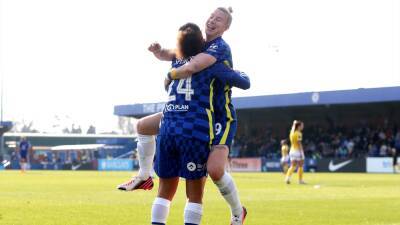 Bethany England nets twice as Chelsea beat Birmingham to reach Women's FA Cup semi-finals; Man City through