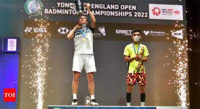 Lee Zii Jia - Viktor Axelsen - Lakshya Sen's impressive run ends in agony at All England final - timesofindia.indiatimes.com - Germany - India