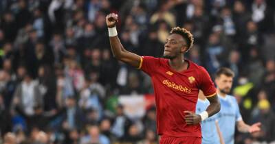 Tammy Abraham - Lorenzo Pellegrini - Watch: ex-Chelsea striker Tammy Abraham scores early in Rome derby - msn.com - Britain - Italy - London -  Rome