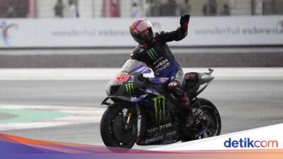 MotoGP Mandalika: Podium Pertama Quartararo di Race Basah