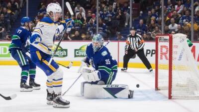 Bo Horvat - Canucks fall to Buffalo in OT to end disappointing 7-game homestand - cbc.ca - county Buffalo