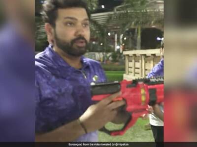 Watch: Rohit Sharma, Other Mumbai Indians Stars Have A Blast At The Sprawling New 'MI Arena'