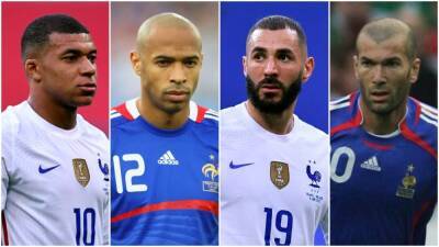 Benzema, Henry, Zidane: The 20 France players with the most goal contributions this century