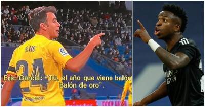 El Clasico - Ferran Torres - Eric Garcia - Carlo Ancelotti - Ronald Araújo - Barcelona's Eric Garcia made Ballon d'Or quip to Vinicius vs Real Madrid - givemesport.com - Spain - Brazil