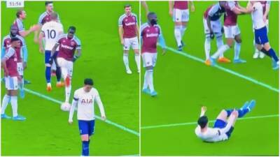 Heung-min Son's play-acting during Spurs 3-1 West Ham was so embarrassing