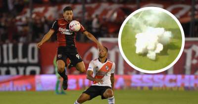 Grenade thrown on to the pitch before Newell's Old Boys game vs Rosario as riot police deployed to protect players - msn.com - Argentina
