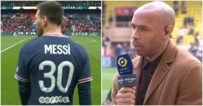 Thierry Henry defends Lionel Messi after PSG fans boo him