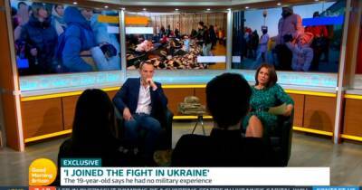 ITV Good Morning Britain viewers complain show is 'wasting time' as they interview teen who fled home to join Ukraine army