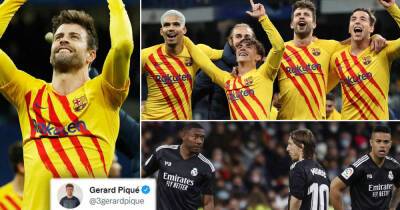 Real Madrid fans hit out at Gerard Pique as Barcelona win El Clasico