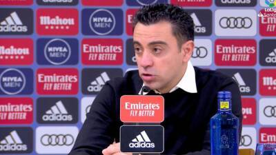 Le preguntan a Xavi si ha sido un baño al Madrid y su respuesta fue ejemplar: señorío culé - en.as.com