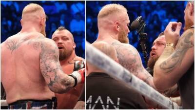 Hafthor Bjornsson reveals what he said to Eddie Hall after the fight