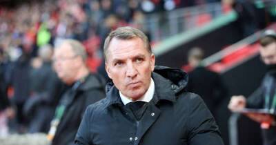 Brendan Rodgers says Leicester star out for season with replacement ineligible