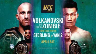 UFC 273 Volkanovski vs The Korean Zombie UK Start Time: What is it?