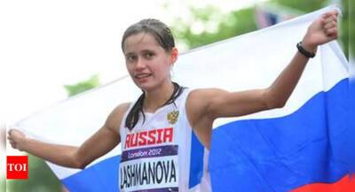 Russian race walker Lashmanova banned, to be stripped of 2012 Olympics gold