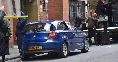 Gemma Arterton Disney+ show Culprits is filming shoot outs and car chases in Manchester