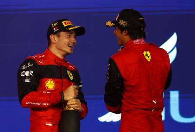 Bahrain GP: Charles Leclerc reveals last lap joke that gave Ferrari engineers 'heart attack'