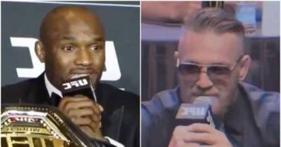 Video re-emerges of 'another fanboy' Kamaru Usman copying Conor McGregor as feud hots up