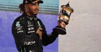 Lewis Hamilton hails ‘really great result’ after surprise third place in Bahrain