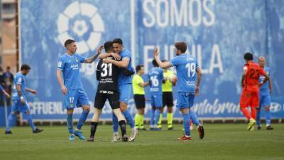 CF Fuenlabrada: Belman retorna a la portería 293 días después y a lo grande - en.as.com -  Sandoval