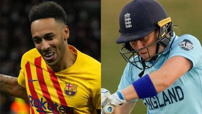 Gary Lineker - Gary Neville - Lee Westwood - James Maddison - Taylor Fritz - Mick Schumacher - Aubameyang makes a point and Knight expresses relief – Monday’s sporting social - bt.com - Manchester - Usa - India