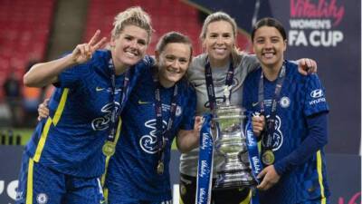 Women's FA Cup: Chelsea face Arsenal in semi-final, Man City v West Ham - bbc.com - Manchester -  Man