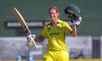 Alyssa Healy - Meg Lanning - Tahlia Macgrath - Laura Wolvaardt - Meg Lanning ton helps Australia condemn South Africa to first Women’s World Cup defeat - theguardian.com - Australia - South Africa - India