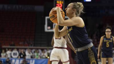 March Madness 2022: Dara Mabrey's 29 points help Notre Dame roll past Oklahoma - foxnews.com - Ireland - county Norman - state Oklahoma