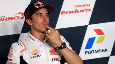 Marquez diagnosed with double vision again after Indonesia crash