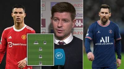 Lionel Messi - Cristiano Ronaldo - Gianluigi Buffon - Wayne Rooney - Steven Gerrard - Fernando Torres - Jamie Carragher - Zinedine Zidane - Messi vs Ronaldo: Gerrard summed up difference when picking five-a-side team - givemesport.com