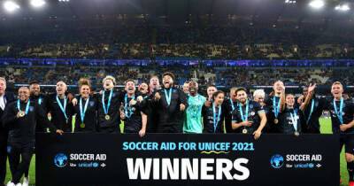 Robbie Williams - Alex Scott - Holly Willoughby - Dermot Oleary - When is Soccer Aid 2022? Date, lineup, tickets, stadium, managers and how to watch this year’s UNICEF match - msn.com - Britain - Russia - Manchester - Ukraine - Iran -  Tehran